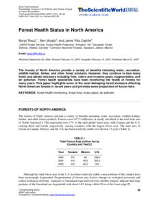 Forestry / Mountain pine beetle / Spruce Budworm / Air pollution / United States Forest Service / Bark beetle / Forest / Wildfire / Curculionidae / Woodboring beetles / Systems ecology