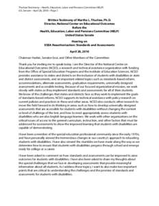 Education policy / Disability / Education reform / Inclusion / Learning disability / Individuals with Disabilities Education Act / Standards-based education reform / English-language learner / STAR / Education / Educational psychology / Special education