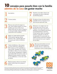 10 consejos para pasarlo bien con la familia adentro de la casa sin gastar mucho 1 2 3