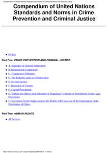 Compendium of United Nations Standards and Norms in Crime Prevention and Criminal Justice  Compendium of United Nations Standards and Norms in Crime Prevention and Criminal Justice