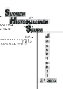 SUOMEN HISTORIALLINEN SEURA J