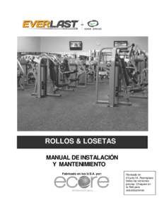 Microsoft Word - Everlast Rolls and Tiles TechManualSPANISH REVISED.doc