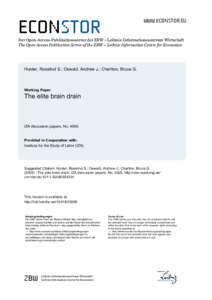 econstor  www.econstor.eu Der Open-Access-Publikationsserver der ZBW – Leibniz-Informationszentrum Wirtschaft The Open Access Publication Server of the ZBW – Leibniz Information Centre for Economics