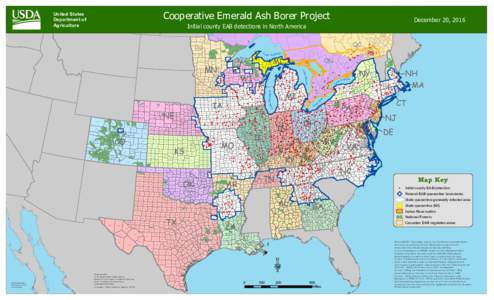 Cooperative Emerald Ash Borer Project  United States Department of Agriculture