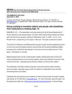 Microsoft Word - Group working to transition elderly and people with disabilities from institutions to meet Sept 10.doc