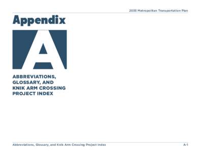 Appendix[removed]Metropolitan Transportation Plan A