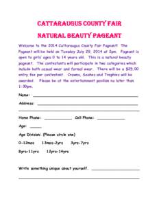 Microsoft Word - CATTARAUGUS COUNTY FAIR NATURAL BEAUTY PAGEANT.docx