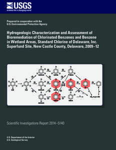 Prepared in cooperation with the U.S. Environmental Protection Agency Hydrogeologic Characterization and Assessment of Bioremediation of Chlorinated Benzenes and Benzene in Wetland Areas, Standard Chlorine of Delaware, I