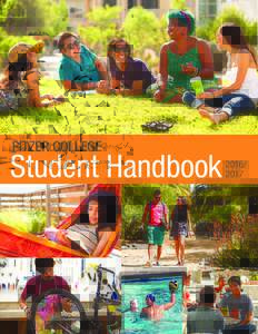 PITZER COLLEGE  Student Handbook