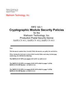 Microsoft Word - 383SYS002 Consolidated SAFE CV[removed]PSD Security Po.