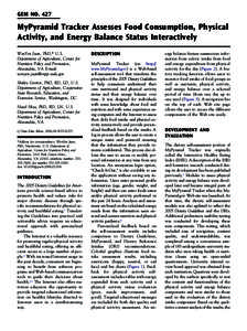 MyPyramid / Center for Nutrition Policy and Promotion / Human nutrition / Food guide pyramid / Dietary Reference Intake / Dietary fiber / Protein / Food energy / The twelve pyramids / Nutrition / Health / Medicine