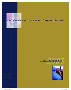 Joint Center for Political and Economic Studies[removed]Annual Report 2005