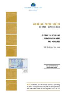 Global value chains: surveying drivers and measures