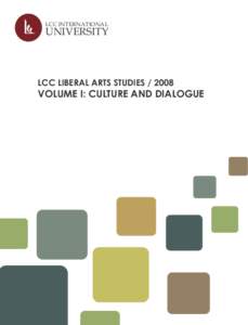 LCC INTERNATIONAL  UNIVERSITY LCC LIBERAL ARTS STUDIES[removed]