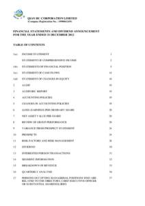 Generally Accepted Accounting Principles / Financial statements / Income statement / Balance sheet / Consolidation / Book value / Cash flow statement / Equity / Asset / Accountancy / Finance / Business