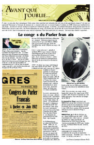 • Le vendredi 5 février 2010 • LE FRANCO  Volume 2, numéro 2 - Février 2010 Février: le mois des Jeux olympiques. Cette compétition sportive tant attendue des athlètes et des spectateurs risque d’être tout u