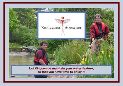 Let Kingcombe maintain your water feature, so that you have time to enjoy it. TIMBER REVETMENT  RIVER MAINTENANCE