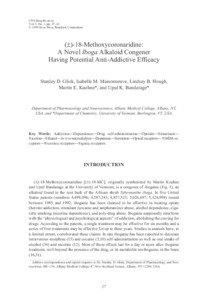 CNS Drug Reviews Vol. 5, No. 1, pp. 27–42 © 1999 Neva Press, Branford, Connecticut