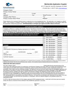 ERA Membership Application – Retailer/Marketer