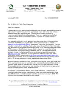 MS Mailout: [removed] (#MSC[removed]Emission Reduction Requirements for Heavy-Duty Transit Fleet Vehicles Fueled by Diesel and Alternative Fuels