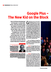 50  SCHWE R P U N K T S O C I A L M E D I A & H R Google Plus – The New Kid on the Block