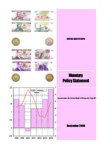 CENTRAL BANK OF KENYA  Monetary Policy Statement 2.5
