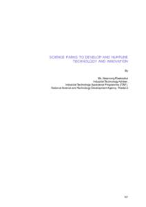 Technology / Science / Business / Thailand National Science and Technology Development Agency / Research and development / Tamar Science Park / Science and technology in Thailand / Science parks / Thailand Science Park