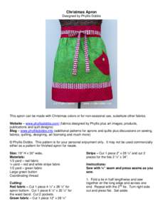 Microsoft Word - Christmas Apron.doc