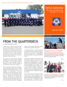 DELTA GATEWAY OFFICIAL NEWSLETTER OF DIVISION 5, D11NR  Issue Jan12 Delta Gateway Official Newsletter of