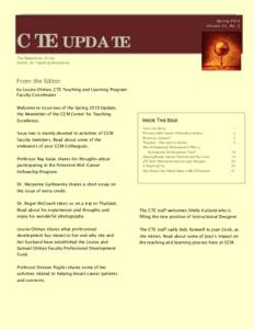 Page 1  CTE `-+  Spring 2010