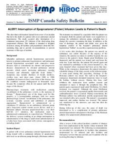 Microsoft Word - ISMPCSB2011-2 - Alert_Interruption of Epoprostenol _Flolan_ Infusion Leads to Patients Death.doc
