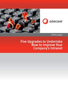 white paper  Five Upgrades to Undertake Now to Improve Your Company’s Intranet