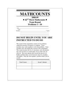 Microsoft Word - Mathcounts Team