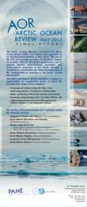 T H  E ARCTIC OCEAN REVIEW MAY 2013