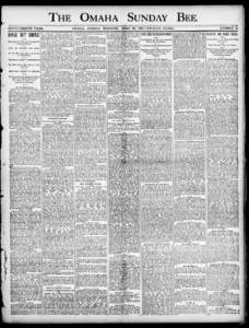 The Omaha Daily Bee. (Omaha, Nebraska[removed]p ].