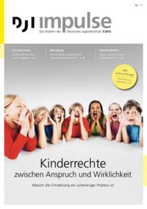 Nrimpulse Das Bulletin des  Deutschen Jugendinstituts	 3/2015