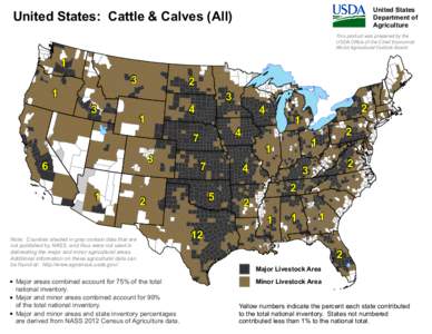 United States: Cattle & Calves (All)  This product was prepared by the USDA Office of the Chief Economist World Agricultural Outlook Board