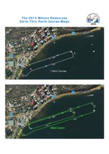 The 2015 Minara Resources Swim Thru Perth Course Maps 