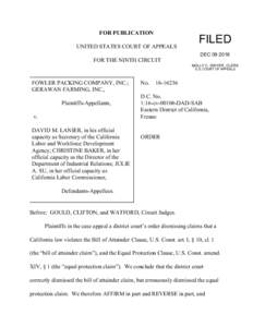 FOR PUBLICATION UNITED STATES COURT OF APPEALS FILED DEC