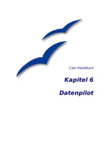 Calc-Handbuch  Kapitel 6 Datenpilot  Copyright
