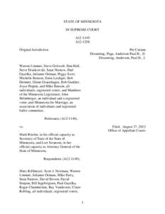 United States / Minnesota Constitution / Constitutional amendment / Same-sex marriage in the United States