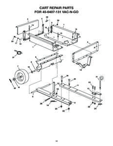 CART REPAIR PARTS FOR[removed]VAC-N-GO 3 4