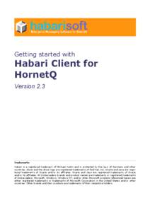 Habari Client for HornetQ