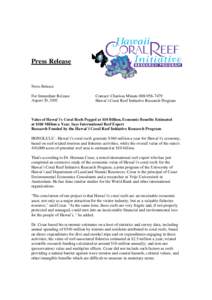 Press Release  News Release For Immediate Release August 20, 2002