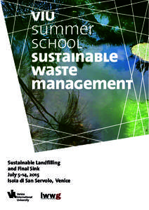 viu summer school sustainable waste management