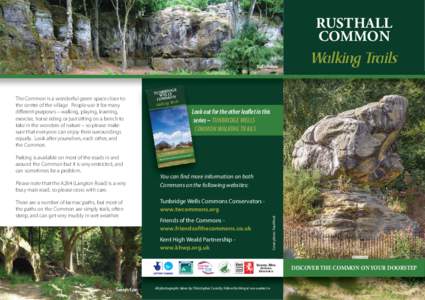 Rusthall / Royal Tunbridge Wells / Tunbridge Wells / Conservators / Weald / Trail / Kent / Counties of England / Geography of England