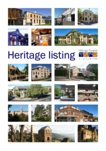 Heritage Listing 29Nov2010