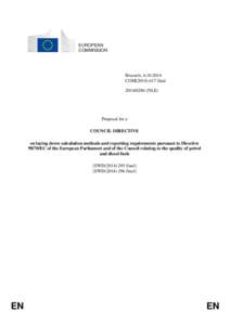 EUROPEAN COMMISSION Brussels, [removed]COM[removed]final[removed]NLE)