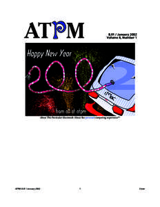 Cover  ATPM[removed]January 2002 Volume 8, Number 1