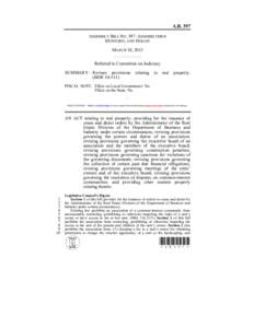 A.B. 397 ASSEMBLY BILL NO. 397–ASSEMBLYMEN MUNFORD; AND HOGAN MARCH 18, 2013 ____________ Referred to Committee on Judiciary